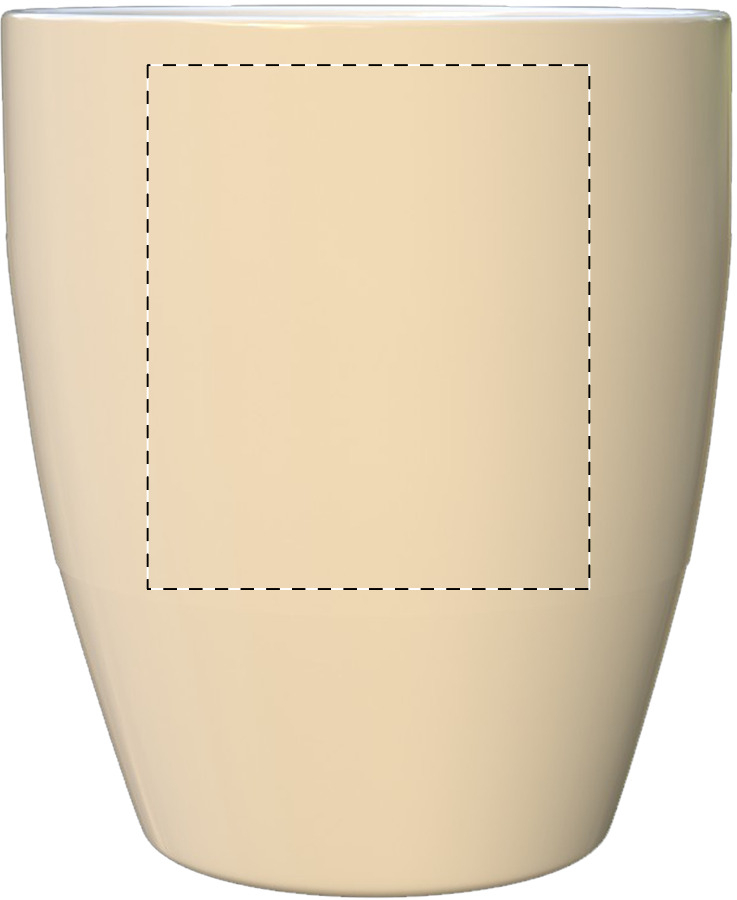 Tegenover de handgreep 