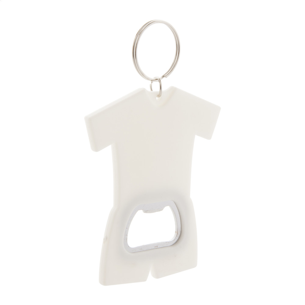 Soccer - flesopener sleutelhanger