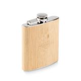 HIPHIP - Platte bamboe heupfles 170ml - 