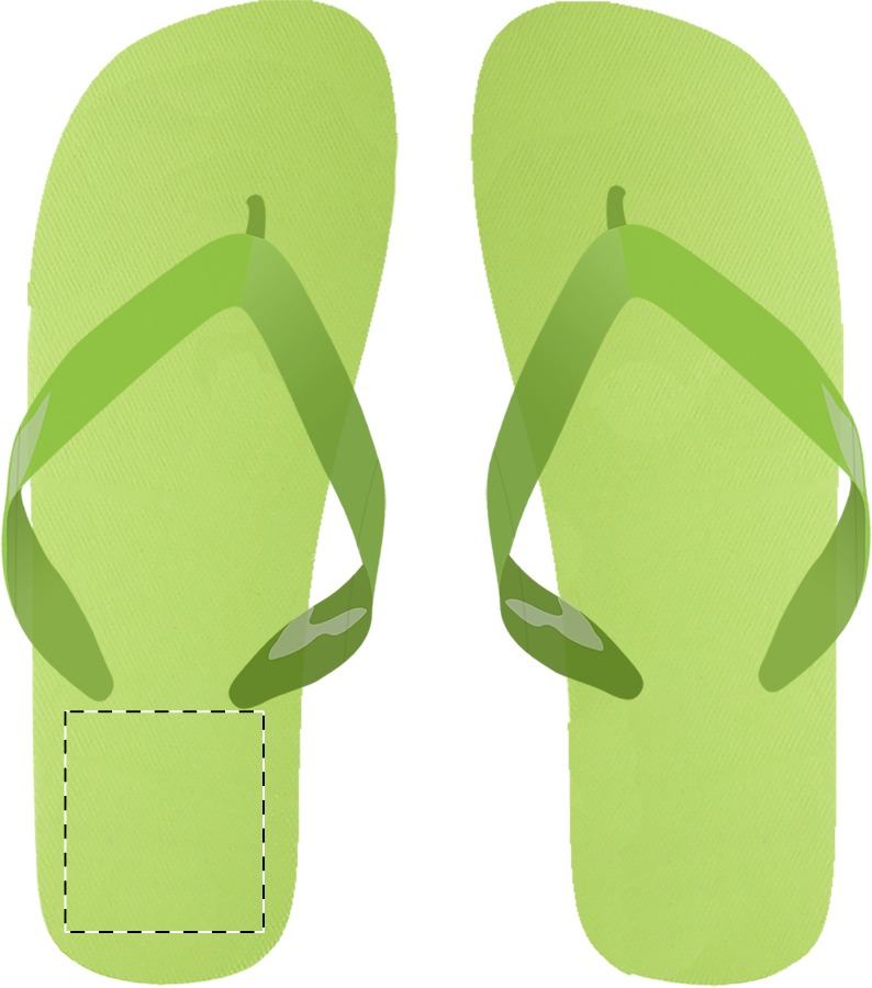 Linker zool - onder de hiel
