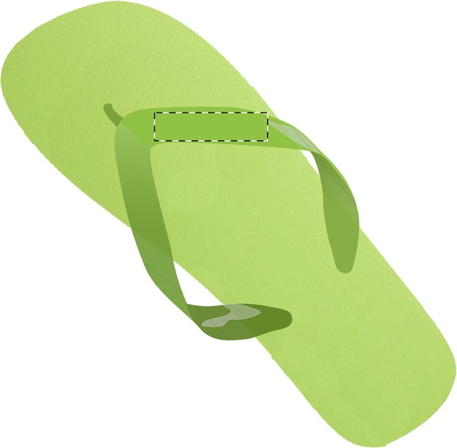 Rechter slippers - rechterrim
