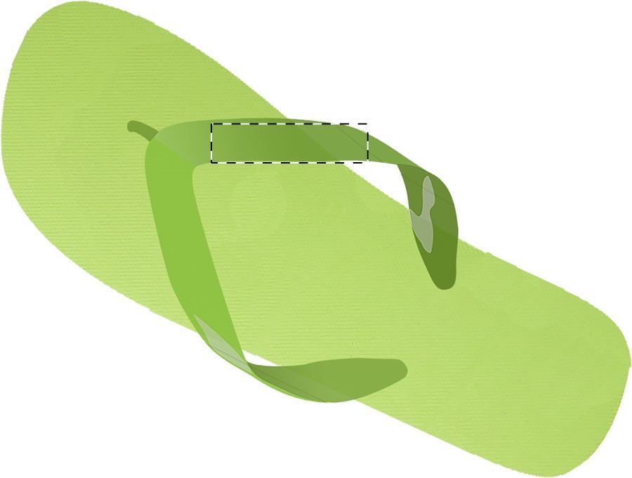 Linker slipper - rechterriem