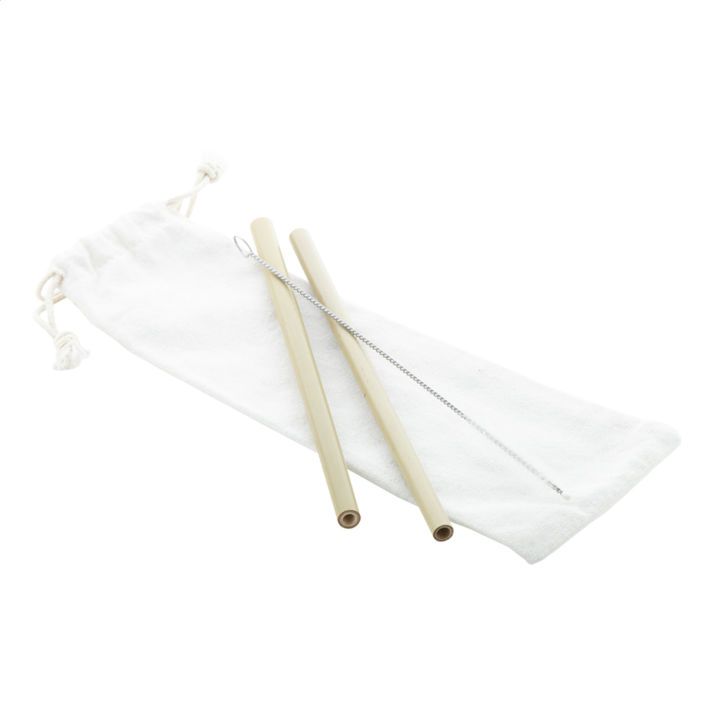 BooSip - bamboe rietje set 