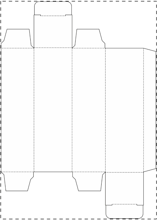Aangepaste kartonnen doos