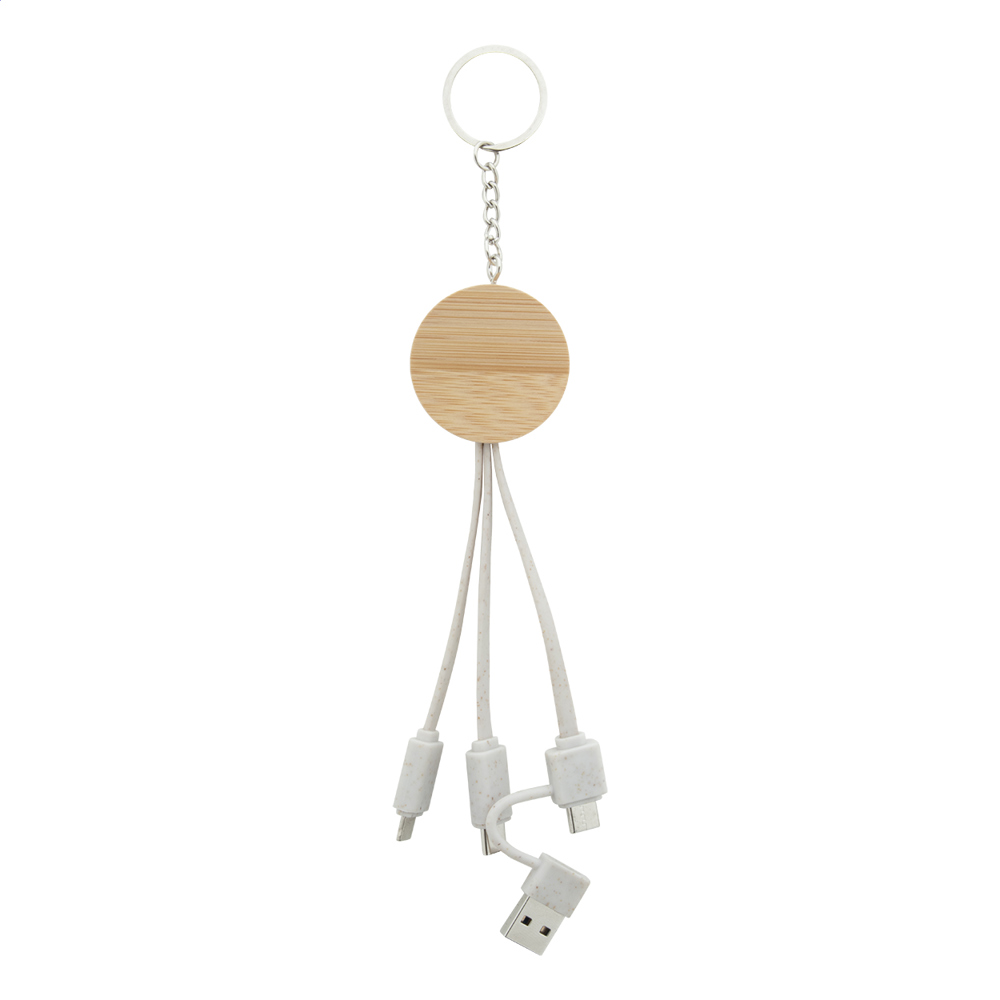 Mugory - sleutelhanger met USB-oplaadkabel