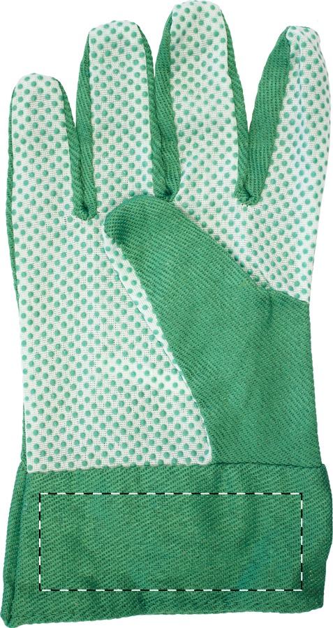 Rechter handschoen - binnenkant