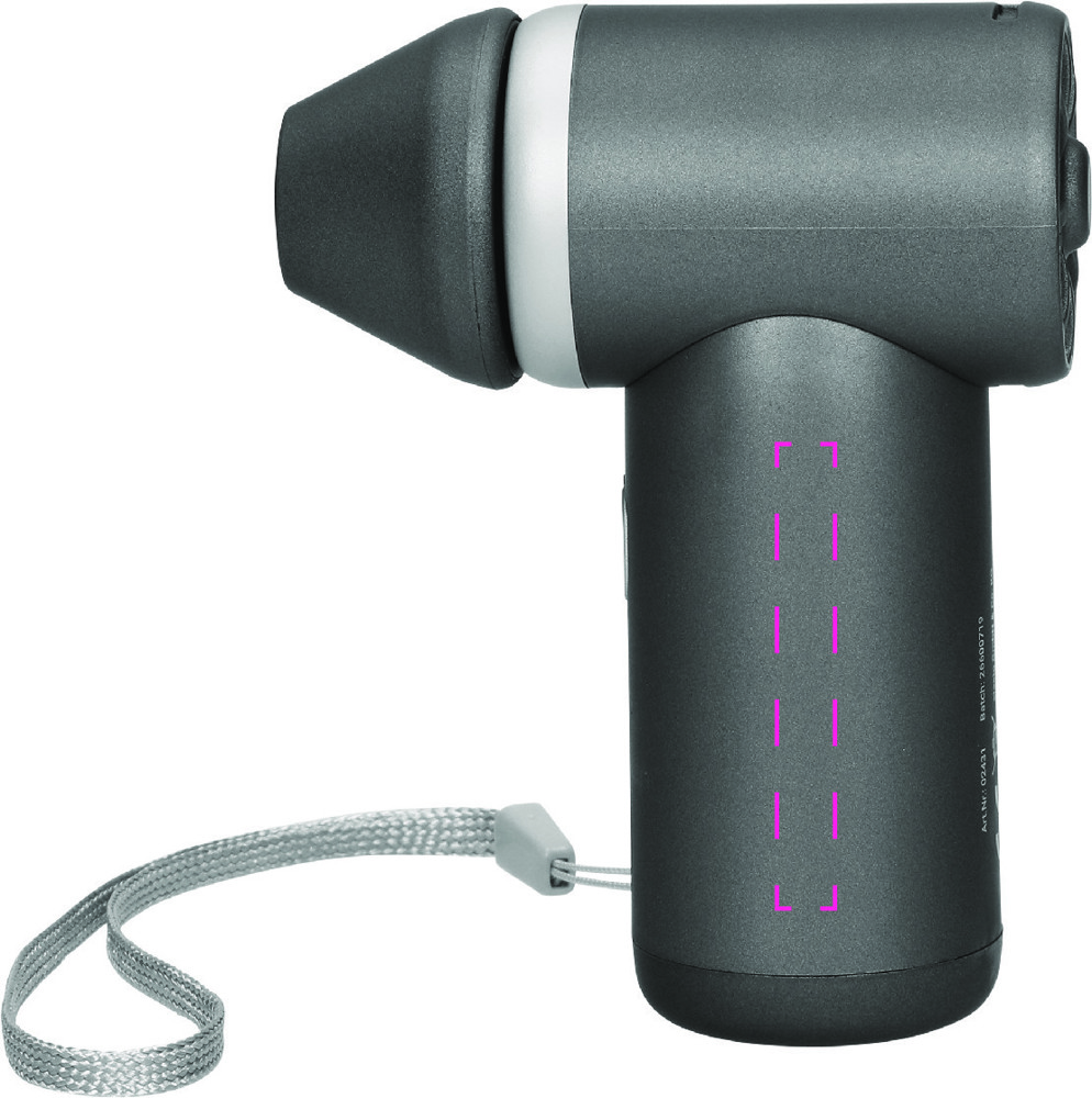on handle right side
