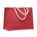 AURA - Jute tas met katoenen hengsels - 