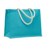 AURA - Jute tas met katoenen hengsels - 
