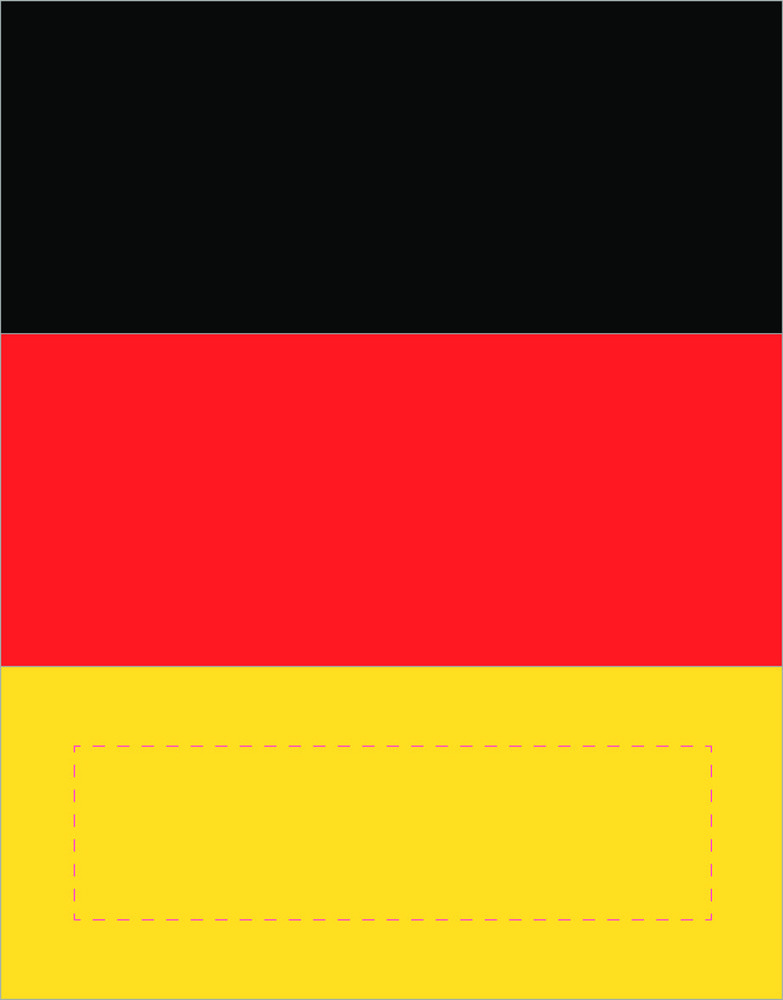 on yellow segment centered