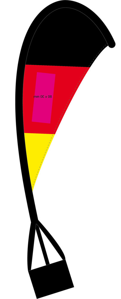 In het rode segment