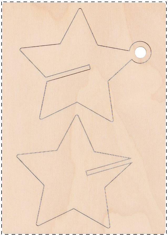 Houten deel - voorkant