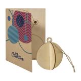 FestiCard Kraft - Kerstkaart, - 