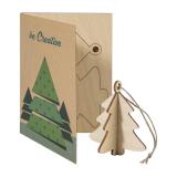 FestiCard Kraft - Kerstkaart, - 