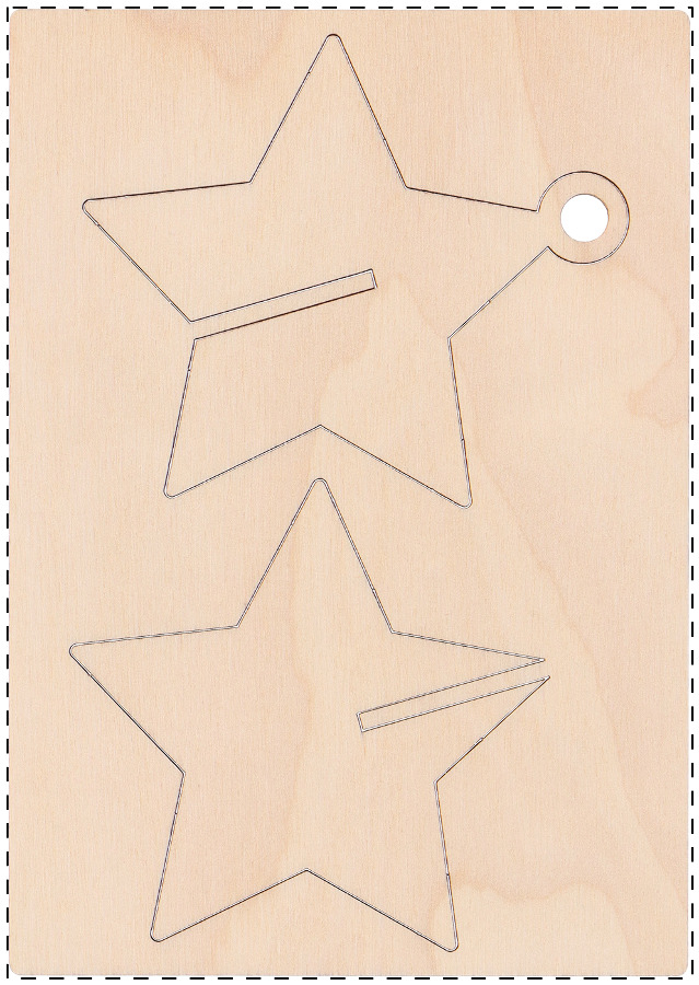 Houten deel - voorkant