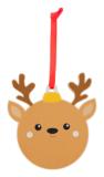 Skaland - Kerstboomversiering, - 