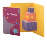Dimensions - 3D-kerstkaart, - 