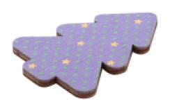 Woofri Xmas - custom made kerst koelkastmagneet, - 