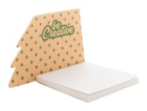CreaStick Xmas Eco - custom made sticky notitieblok, - 