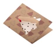 TreeCard Eco - Kerstkaart, - 