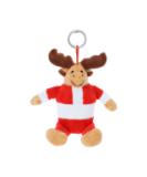 Velin - Kerst pluchen sleutelhanger, - 