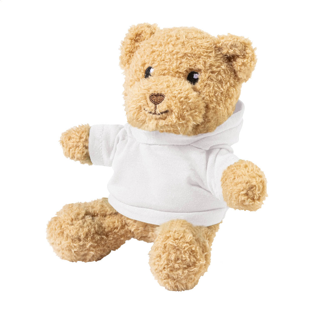 Hobear - RPET pluh teddybeer met hoodie