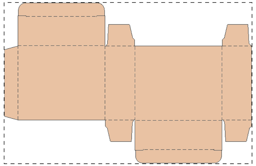 Aangepaste kraft kartonnen doos