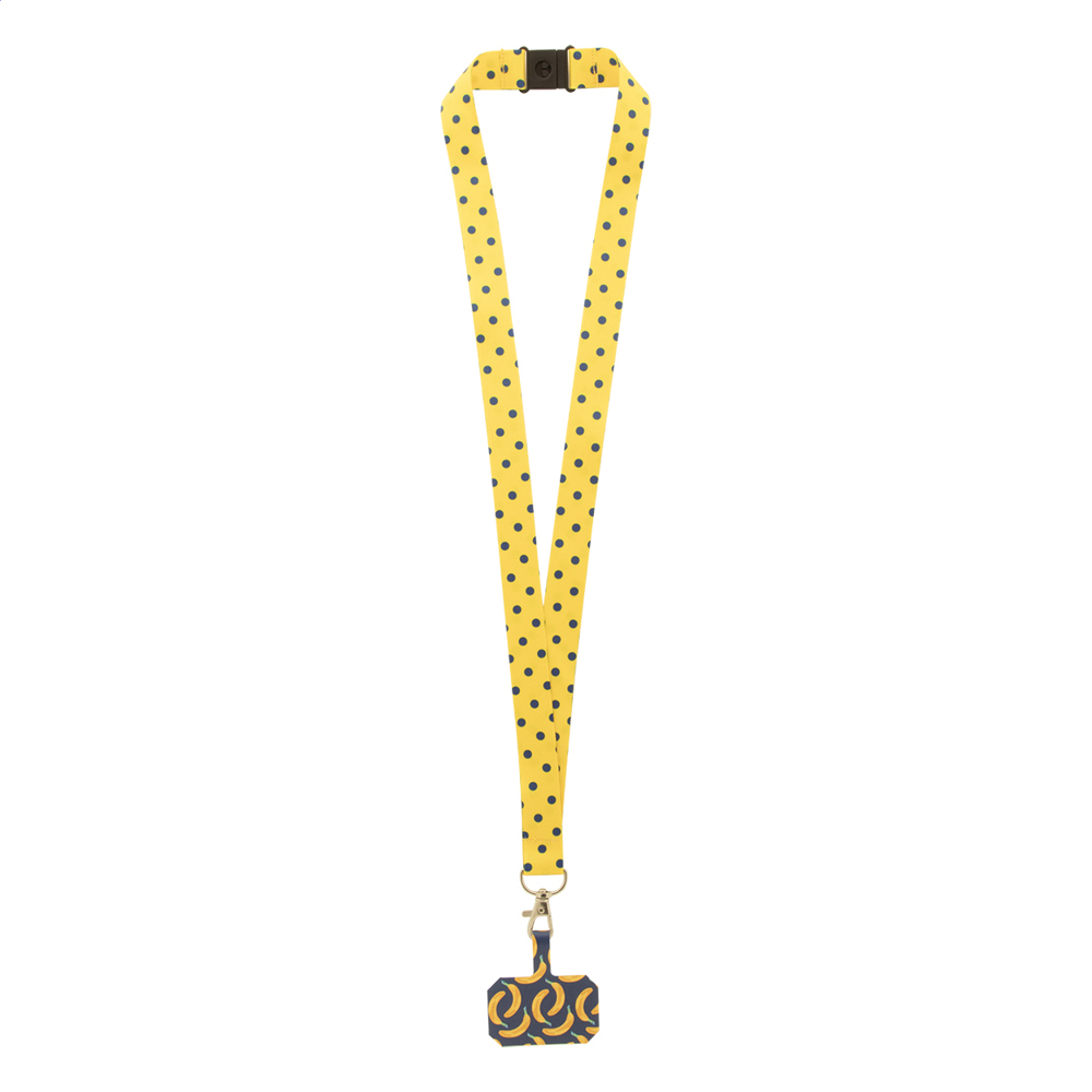 Subyard Mobile Safe - custom made lanyard met mobiele telefoonhouder en RPET-sleutelkoord
