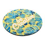 CreaFelt Drink Plus - Custom made RPET-vilten onderzetter, cirkel - 