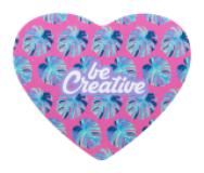 CreaFelt Cursor Love - RPET muismat - 