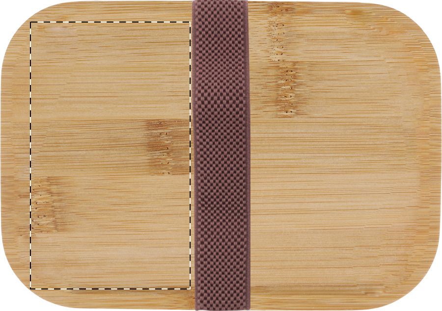 Top of box - left side