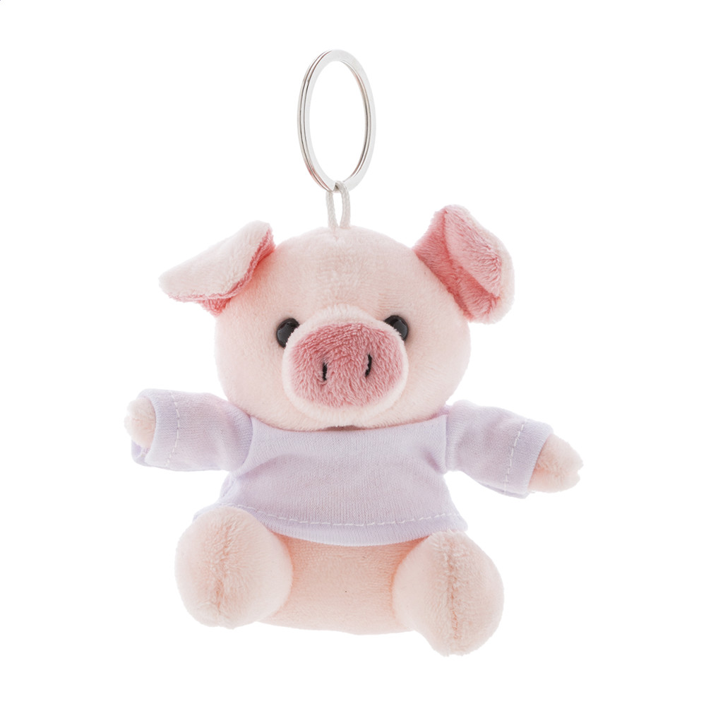 PigFob - pluche varken sleutelhanger