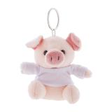 PigFob - pluche varken sleutelhanger - 