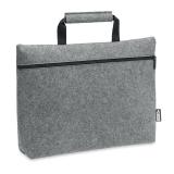 TAPLA - RPET vilt laptop tas met rits - 