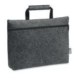 TAPLA - RPET vilt laptop tas met rits - 