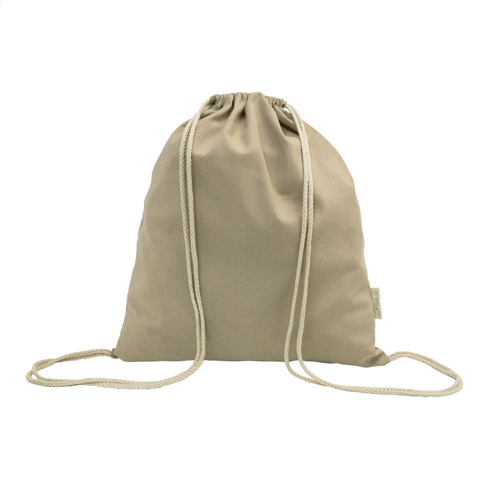 Dropex - recycled katoenen trekkoord tas