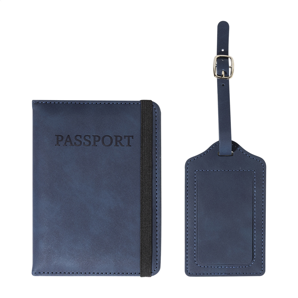 TwinPass - RPU paspoort en kofferlabel set