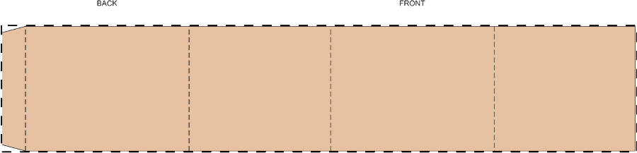 Aangepaste kraft papieren wikkel