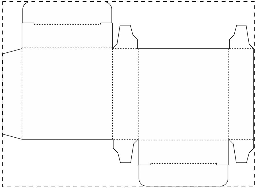 Aangepaste kartonnen doos