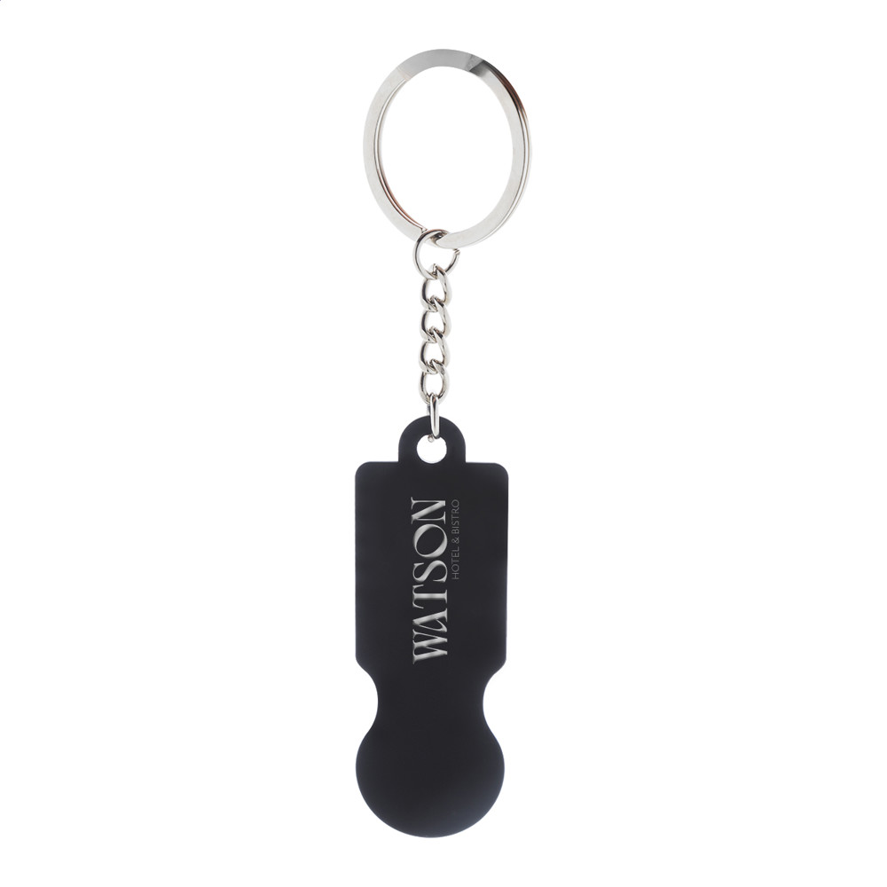 ShineCart - trolley munt sleutelhanger