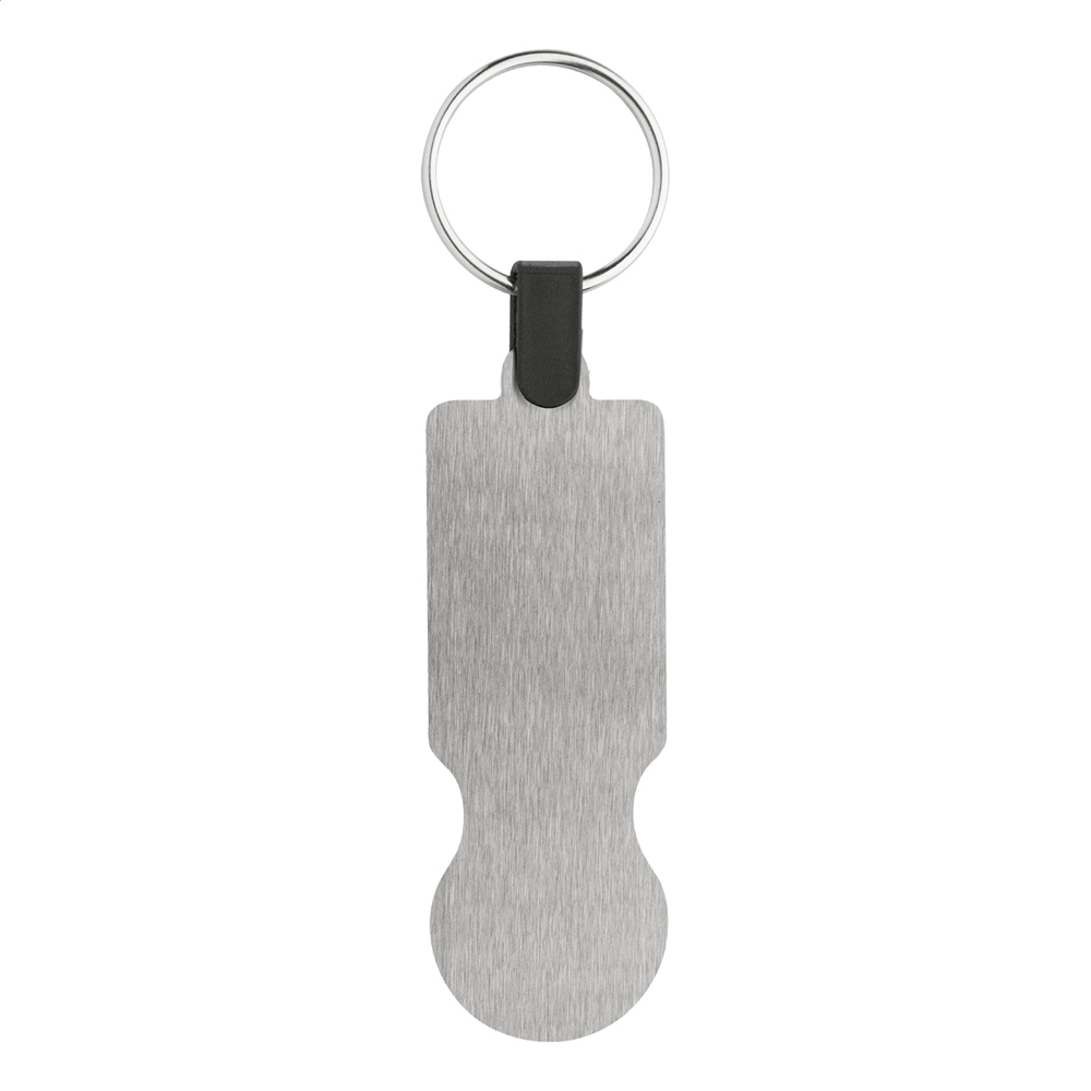 SteelCart - winkelwagenmuntje sleutelhanger