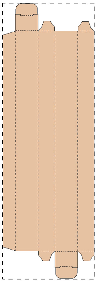 Aangepaste kraft kartonnen doos