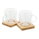 Mocaboo - glazen espresso kopjes set - 