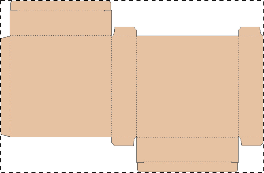 Aangepaste kraft kartonnen doos