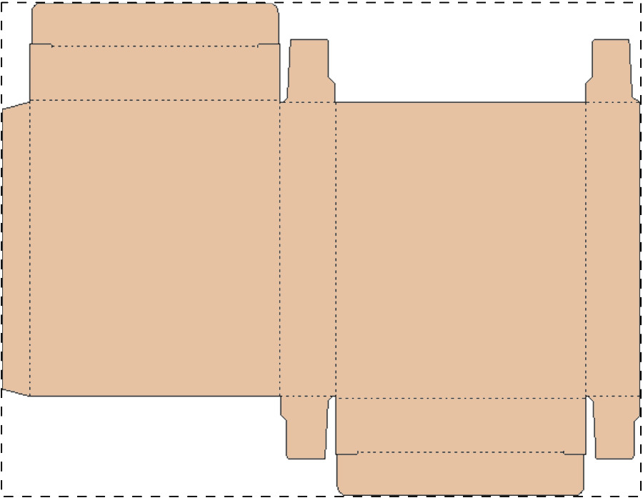 Aangepaste kraft kartonnen doos