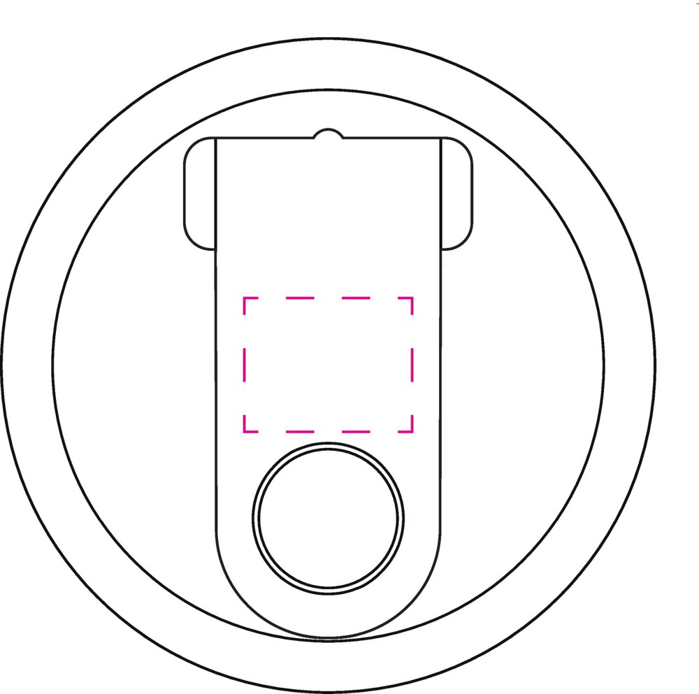 on the closure lid