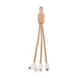 CABIE - Kurken 3 in 1 oplaadkabel - 