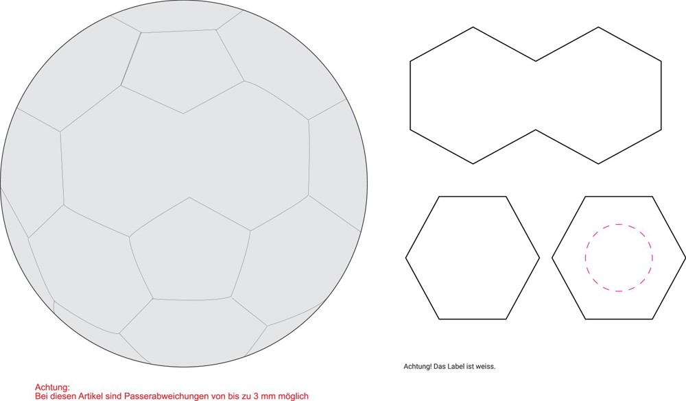 centered on a large segment