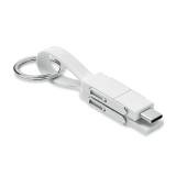 KEY C - Sleutelhanger met 4 in 1 kabel - 