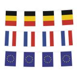 Vlaggenlijnen 15 x 21 cm diverse landen - 